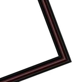x 10 College Diploma (Traditional)-5 x 7 Photo Diploma-Photo Frame Executive Brown Black Mat