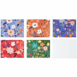 4.25" x 5.5" Colorful Flower Card & Envelope Sets, 50ct. by Recollections™