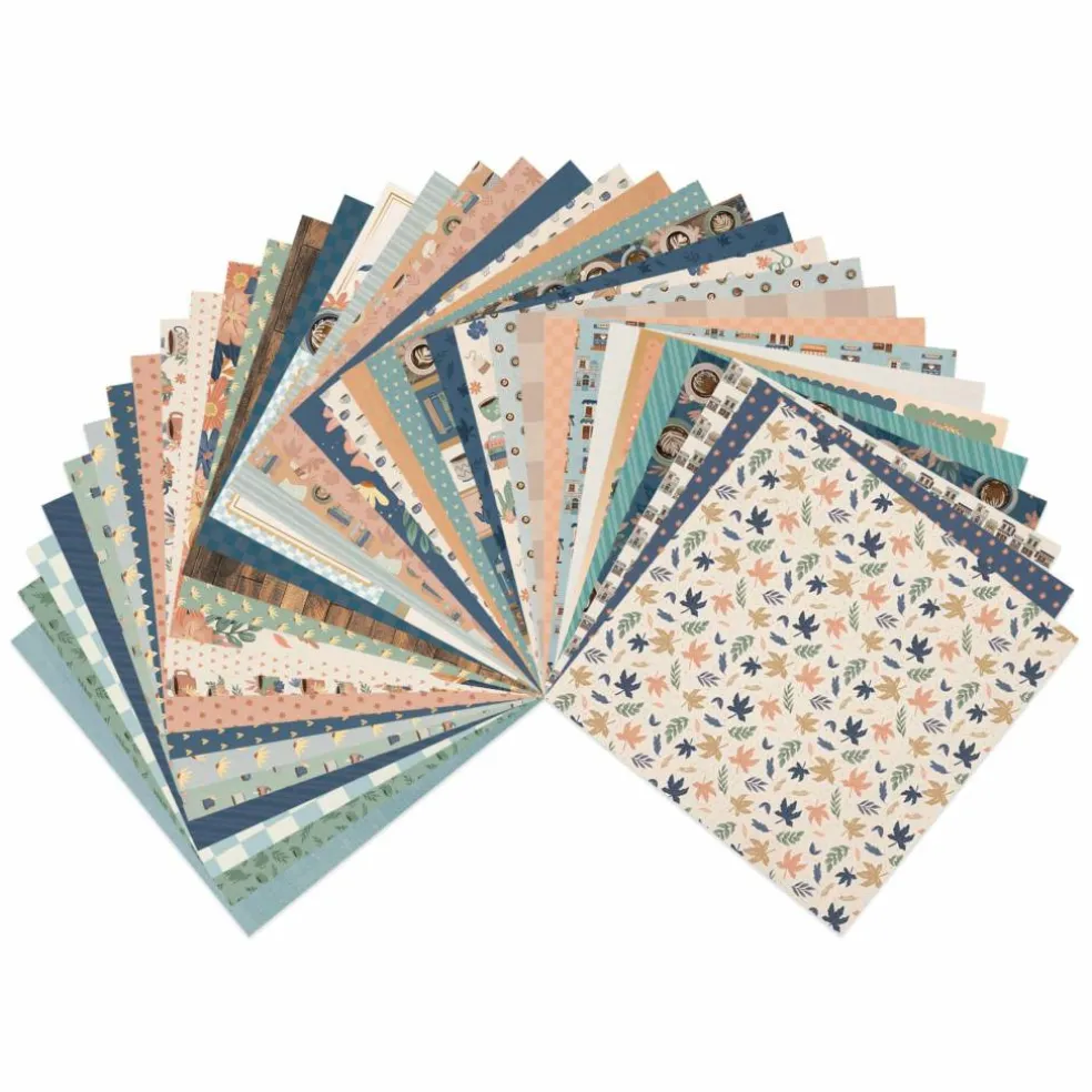 12" x 12" Cozy Days Double-Sided Cardstock Paper Pad by Recollections™, 36 Sheets