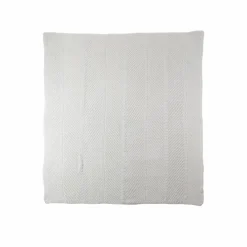 50" x 60" Cream Cotton Knit Throw by Ashland®