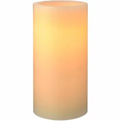 3" x 6" Cream LED Wax  Pillar Candle by Ashland®