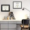 11x14 Diploma Frame Certificate Degree Document Frame with High Definition Glass, 8.5 x 11 with mat for Wall and Tabletop, Black Double Mat, 1 Pack