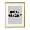 16x20" Elegant Gold Frame Hang Horizontally or Vertically