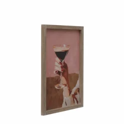 13" x 17.5" Espresso Martini Wall Décor by Ashland®