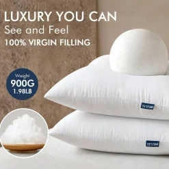 26x26 Euro Pillow Inserts 2 Pack, Throw Pillows for Couch Bed