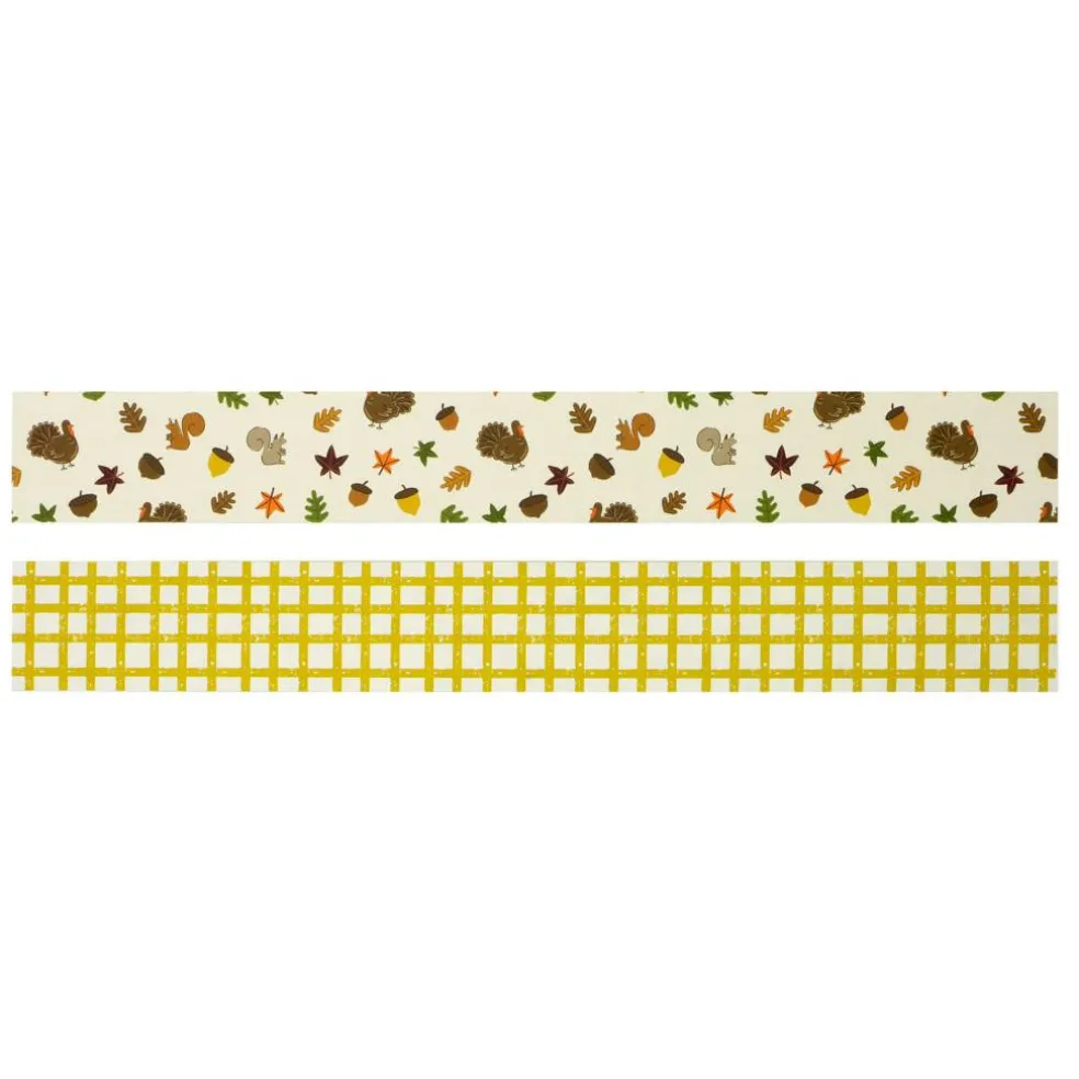 2.25" x 18" Fall & Grid Borders, 12ct. by B2C™
