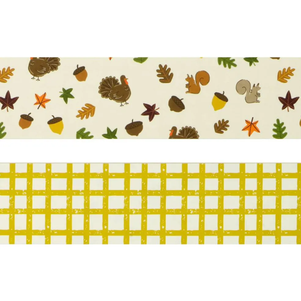 2.25" x 18" Fall & Grid Borders, 12ct. by B2C™