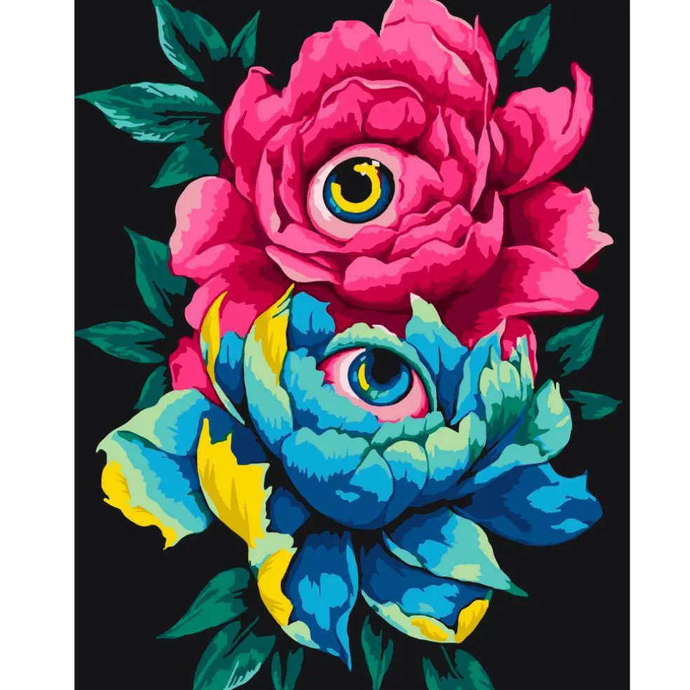 11" x 14" Flower Eyes Paint-by-Number Kit by Artist's Loft®