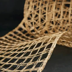 10" x 19ft. Beige Check Poly Burlap Mesh by Celebrate It™
