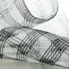 10" x 19ft. Black & White Buffalo Check Mesh by Celebrate It™