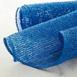10" x 19ft. Blue Poly Burlap Mesh by Celebrate Itâ„¢