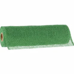 10" x 19ft. Green Poly Burlap Mesh by Celebrate Itâ„¢