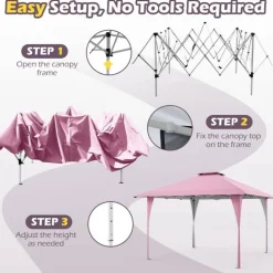 13x13 FT Outdoor Pop Up Canopy Tent with Carrying Bag