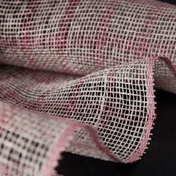 10" x 19ft. Pink & White Window Poly Burlap Mesh by Celebrate It™