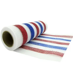 10" x 19ft. Red, White & Blue Striped Mesh by Celebrate It™