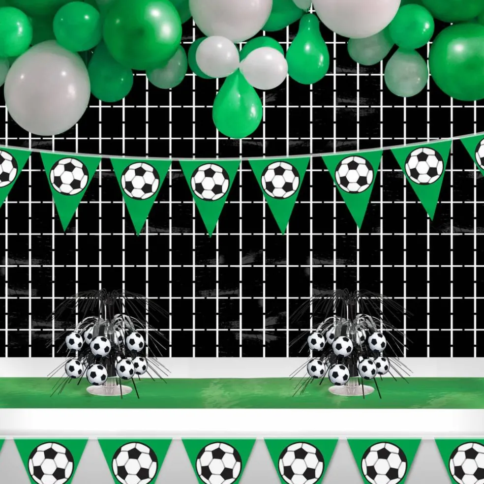 11" x 12ft. Soccer Ball Plastic Pennant Banners, 2ct.