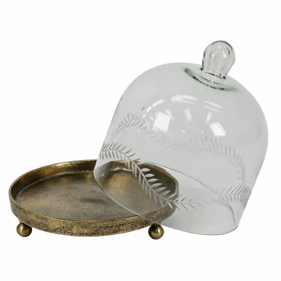 7" x 8" Glass Cloche with Metal Base by Ashland®