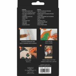 4" x 6" Graveyard Ghosts Acrylic Surface Diamond Art Kit with Wood Stand by Make Market®