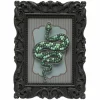2" x 3" Green Snake Acrylic Surface Diamond Art Kit with Frame by Make Market®