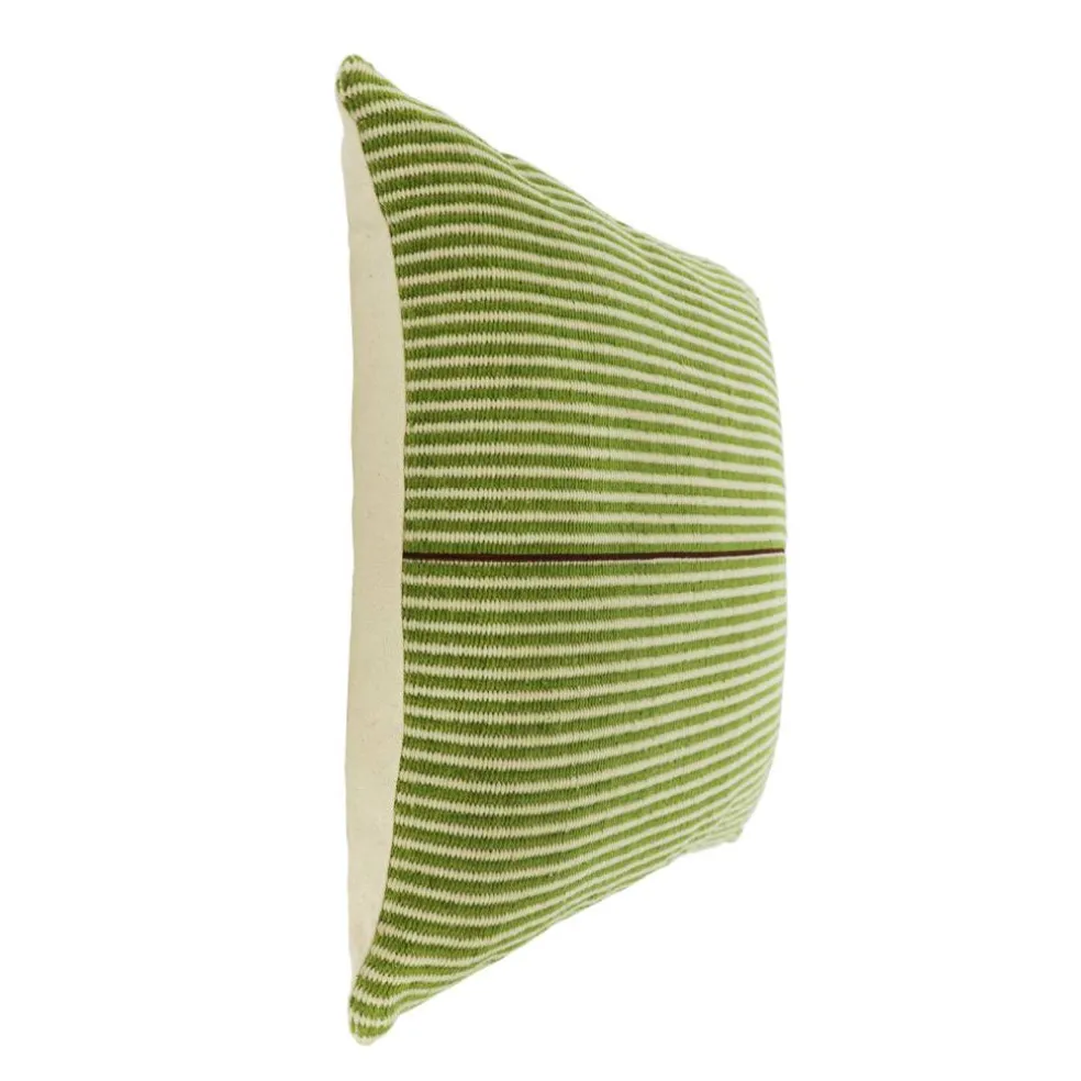 18" x 18" Green Striped Pillow by Ashland®