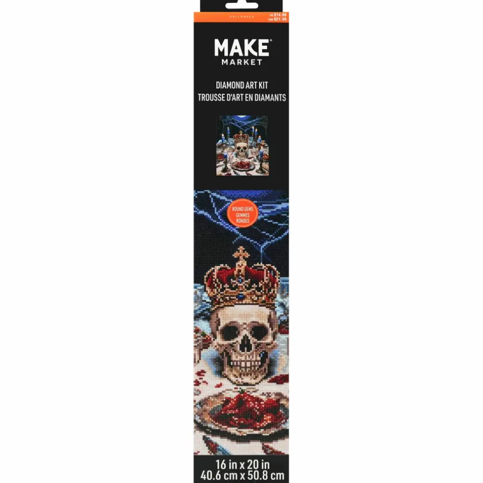 16" x 20" Haunted Dinner Party Diamond Art Kit by Make Market®