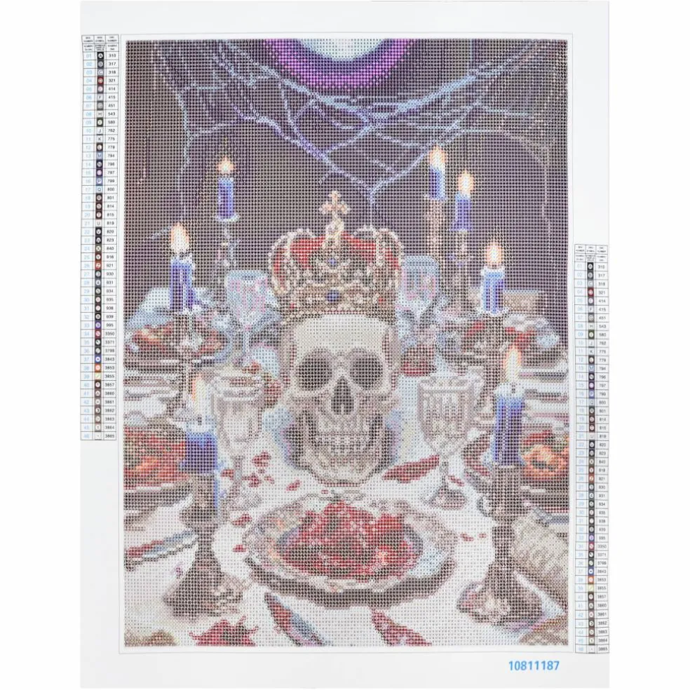 16" x 20" Haunted Dinner Party Diamond Art Kit by Make Market®