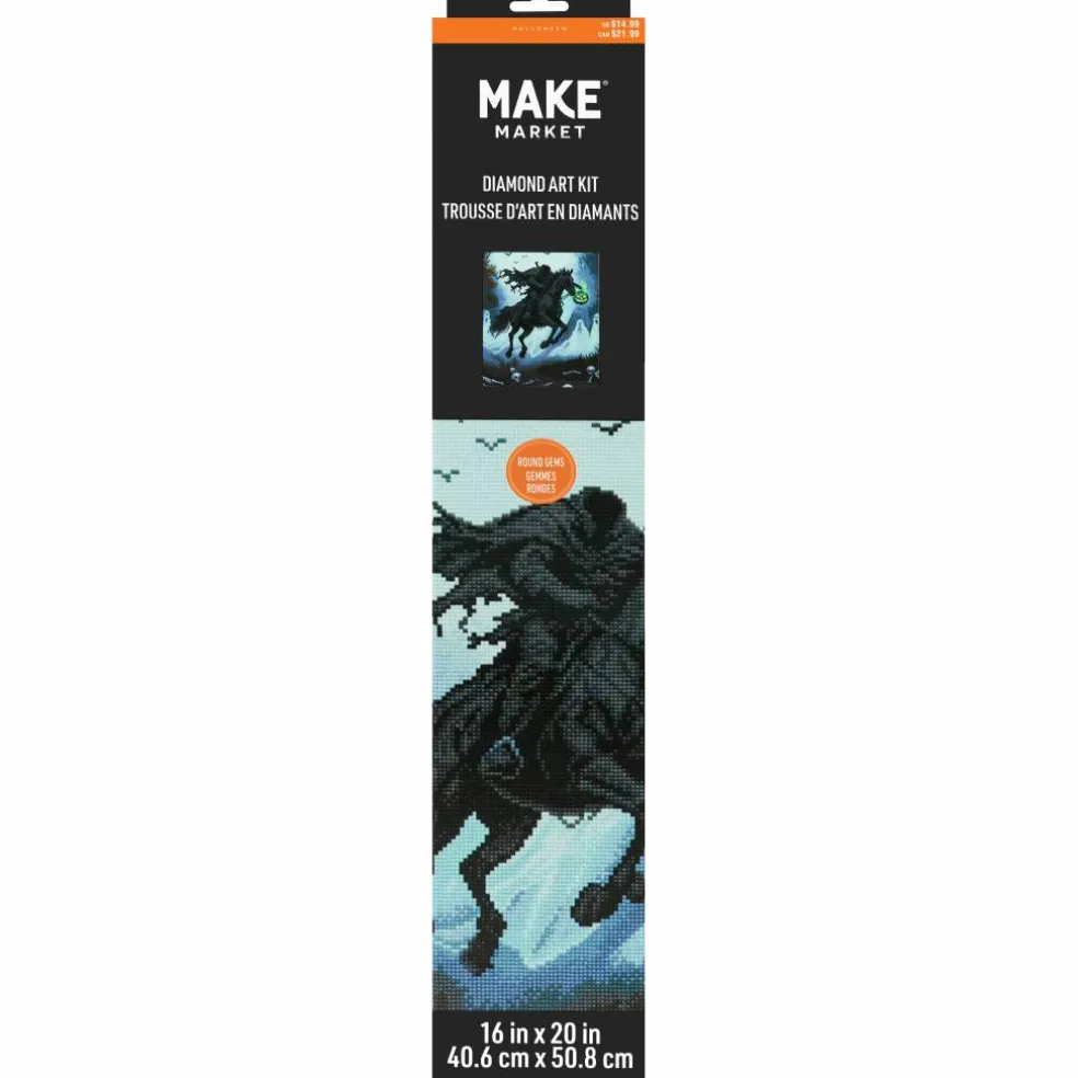 16" x 20" Headless Horseman Diamond Art Kit by Make Market®