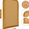 17X13 inches - Cork Board for Walls with Frame(Brown)