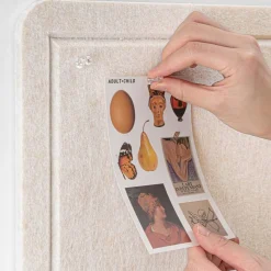 36 x 24 inches Felt Board - Cork Board Alternative for Wall(Oatmeal)