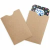 3 1/2" x 2 3/8" Kraft Gift Card Sleeves- 50 pack