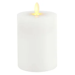 3" x 4" LED Wax Pillar Candle with Moving Flame by Ashland®