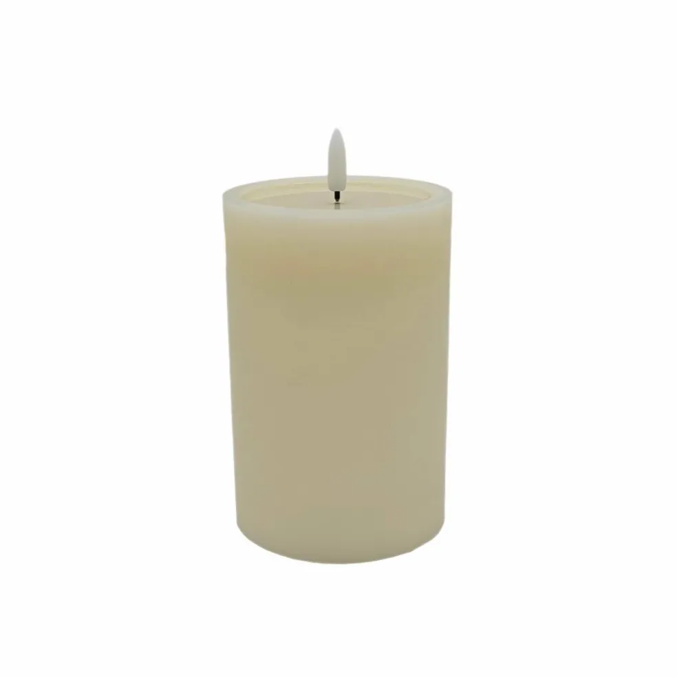 4" x 6" LED Wax Pillar Flickering Candle by Ashland®