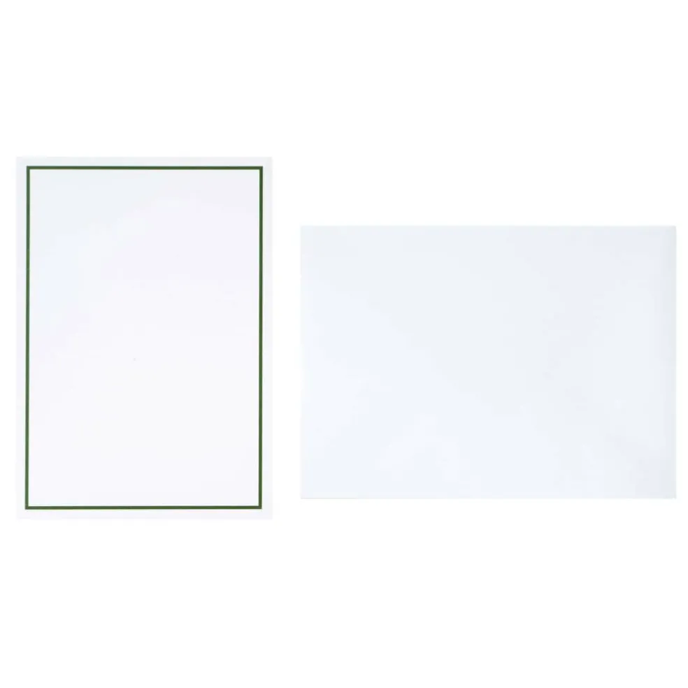 5" x 7" Line Border Flat Card & Envelope Sets, 10ct. by Recollections™