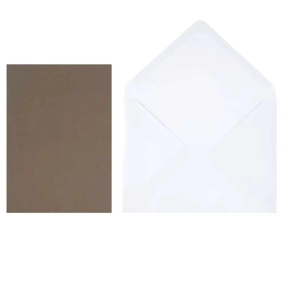 5" x 7" Line Border Flat Card & Envelope Sets, 10ct. by Recollections™