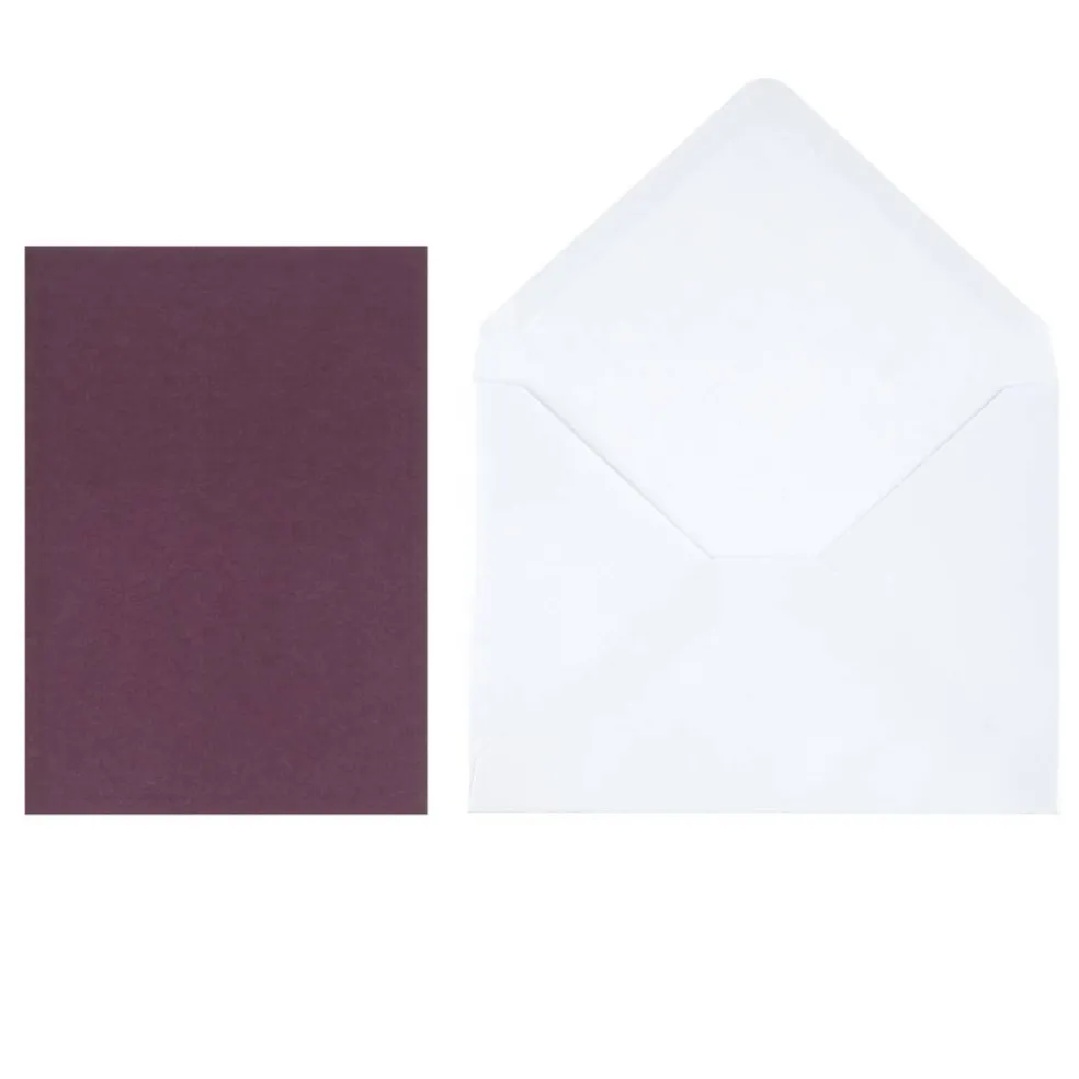5" x 7" Line Border Flat Card & Envelope Sets, 10ct. by Recollections™