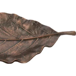 18" x 9.5" Metal Leaf Decorative Tray by Ashland®