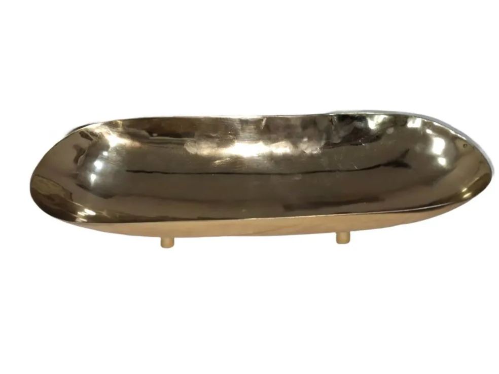 16.2" x 6" Metal Oval Tray by Ashland