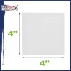4" x 4" Mini Professional Primed Stretched Canvas 12 Pack