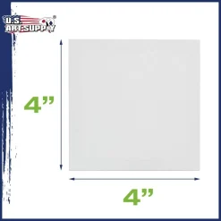 4" x 4" Mini Professional Primed Stretched Canvas 12 Pack