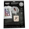 8.5" x 11" Mixed Light & Dark Fabric Transfer Sheets, 10ct. by Make Market®