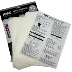 8.5" x 11" Mixed Light & Dark Fabric Transfer Sheets, 10ct. by Make Market®