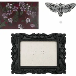 2" x 3" Moth Acrylic Surface Diamond Art Kit with Frame by Make Market®
