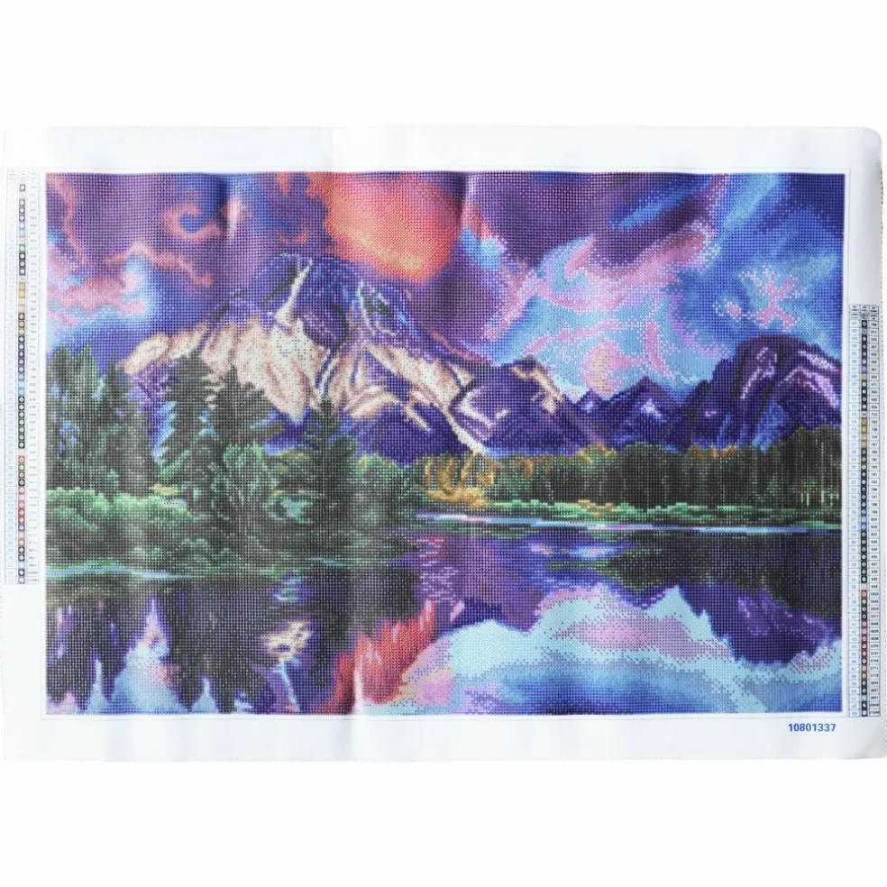 20" x 30" Mountain Reflection Diamond Art Kit by Make Market®