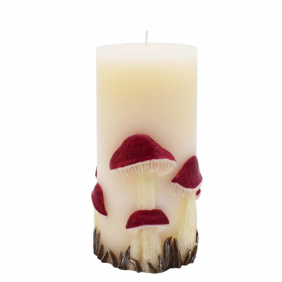 3" x 6" Mushroom Unscented Pillar Candle by Ashland®