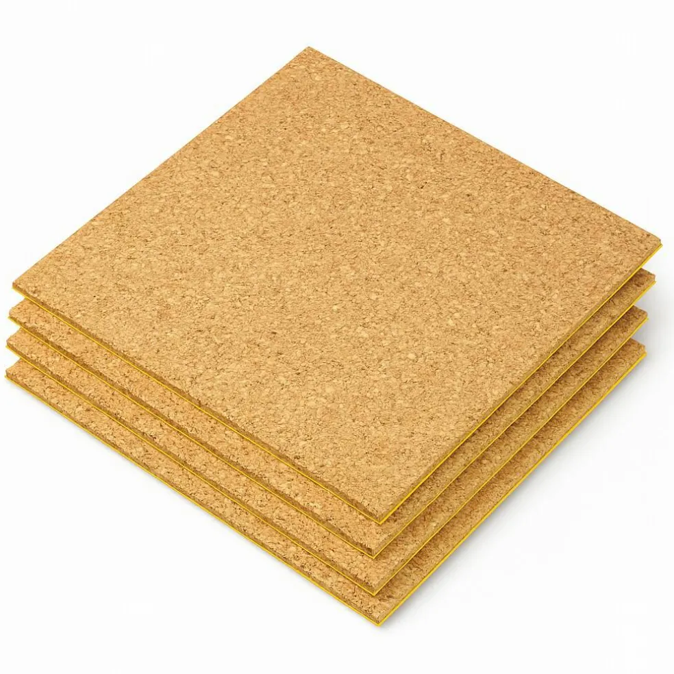 12 x 12 Natural Tile, 5mm (3/16" thick), Self-adhesive - 4 Pack
