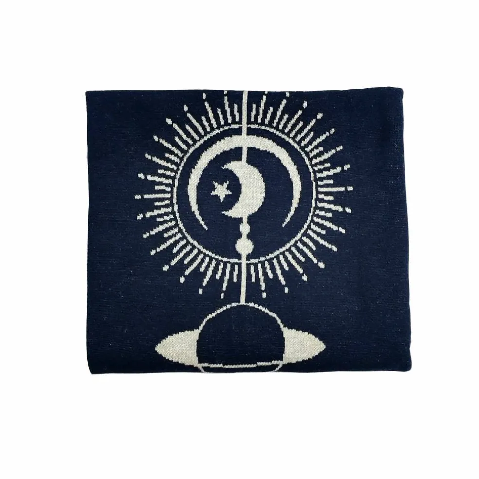 50" x 60" Navy Celestial Throw by Ashland®