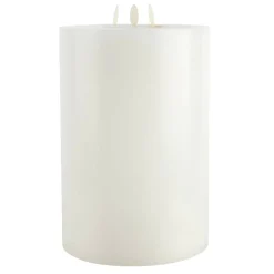6" x 9" Oscillating Flame LED Pillar Candle by Ashland®