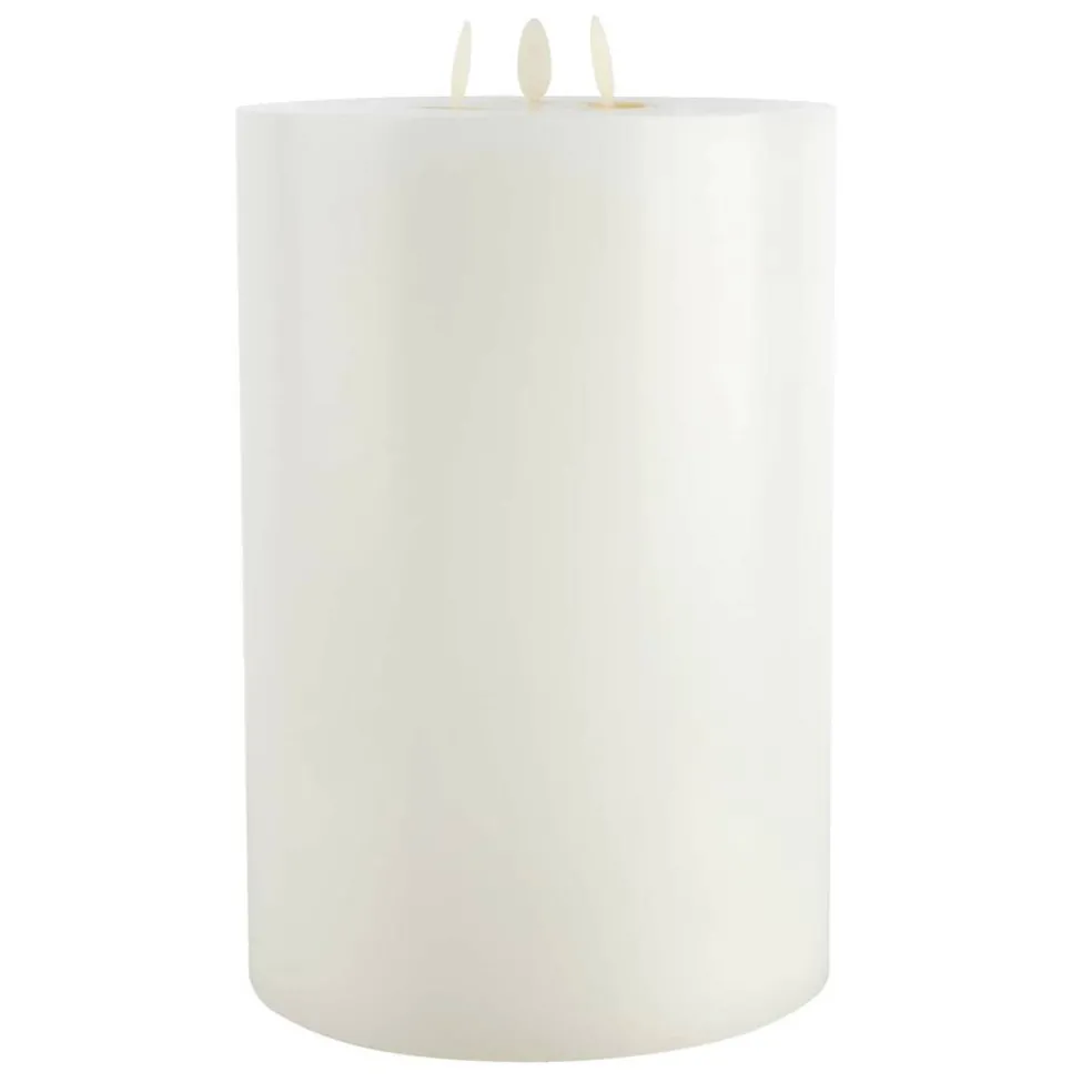 6" x 9" Oscillating Flame LED Pillar Candle by Ashland®
