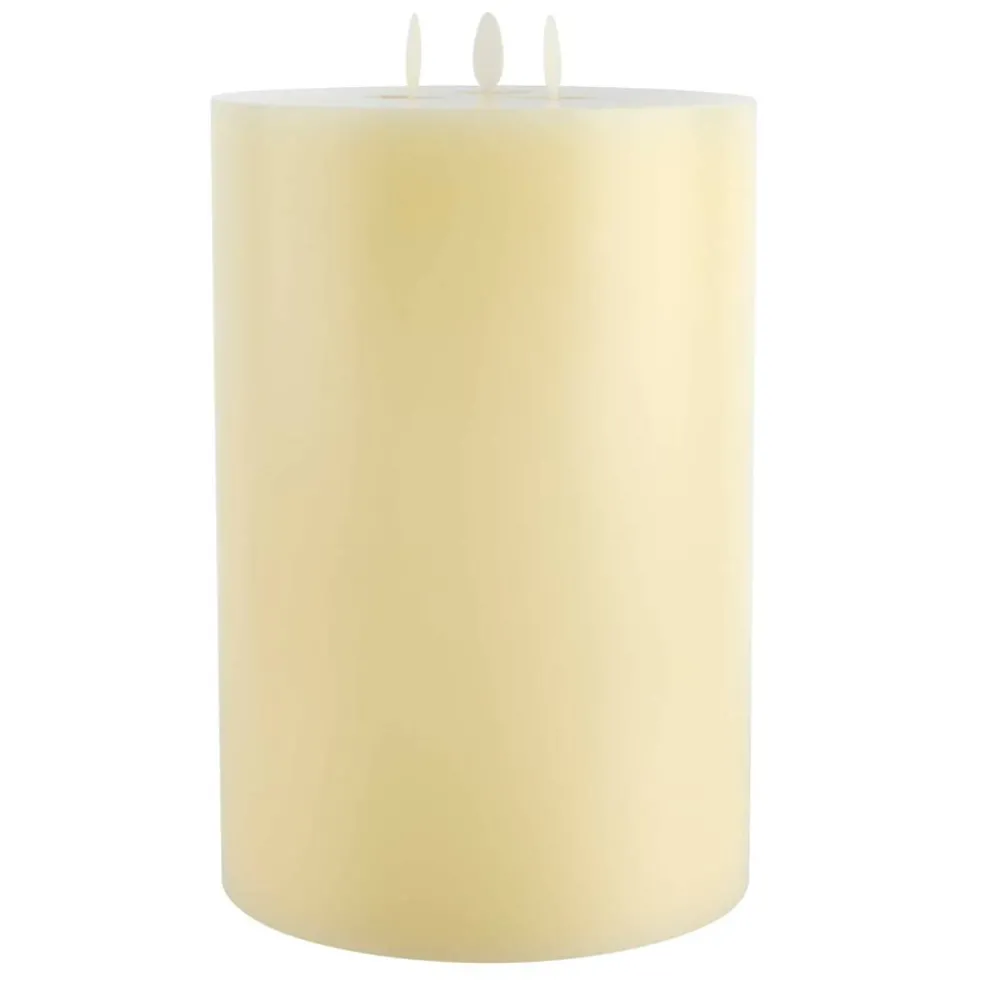 6" x 9" Oscillating Flame LED Pillar Candle by Ashland®