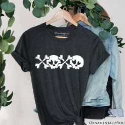XOXO Skulls Anti-Valentine T-Shirt, Sarcastic Skeletons Love Tee